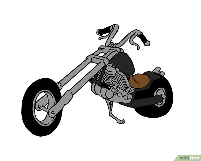 Kumpulan Mewarnai Gambar Sketsa Motor Trail - Desain