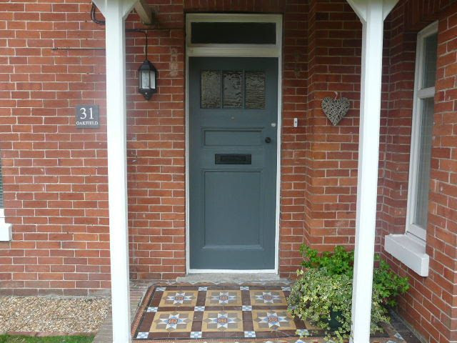 Modern Country Style The Best Grey Front Door Paint Colours
