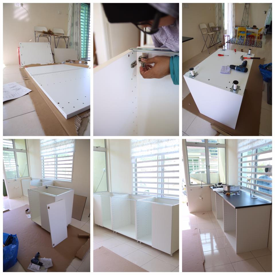 Kabinet Dapur Buatan Sendiri Lelaki ini Share Cara DIY Kabinet Dapur Buatan Sendiri Lelaki ini Share Cara DIY