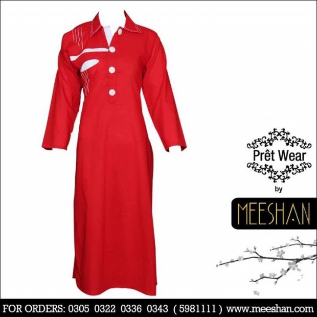 Stylish-Ladies-Girls-Women-Kurta-Kurti-Collection-2014-For-Eid-Event-by-Meeshan-14 Stylish-Ladies-Girls-Women-Kurta-Kurti-Collection-2013-For-Eid-Event-by-Meeshan-14