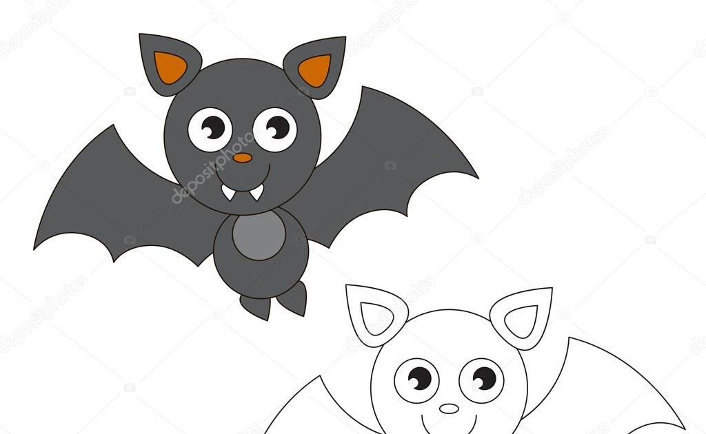 Pipistrello Da Colorare Per Bambini - Coloring Collection Immagini