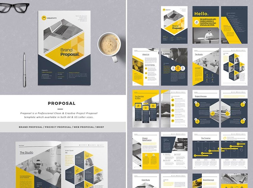 Desain Cover Proposal Cdr - Galeri Sampul