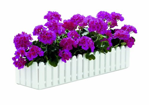 Benedikt Bewertungen *** Emsa Landhaus Blumenkasten 100cm weiss