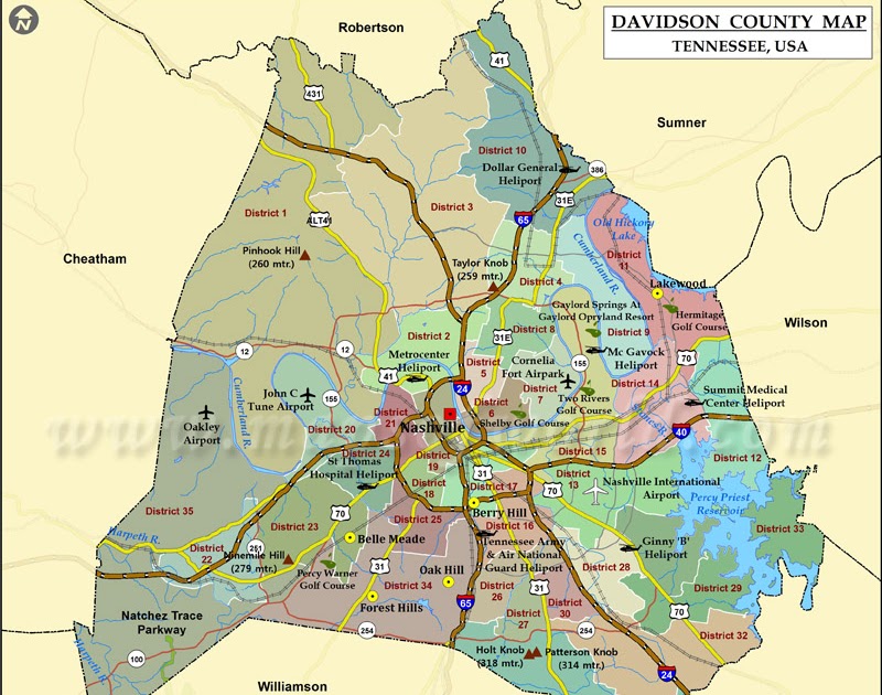 Navigating Davidson County, Tennessee: A Comprehensive Guide To The ...