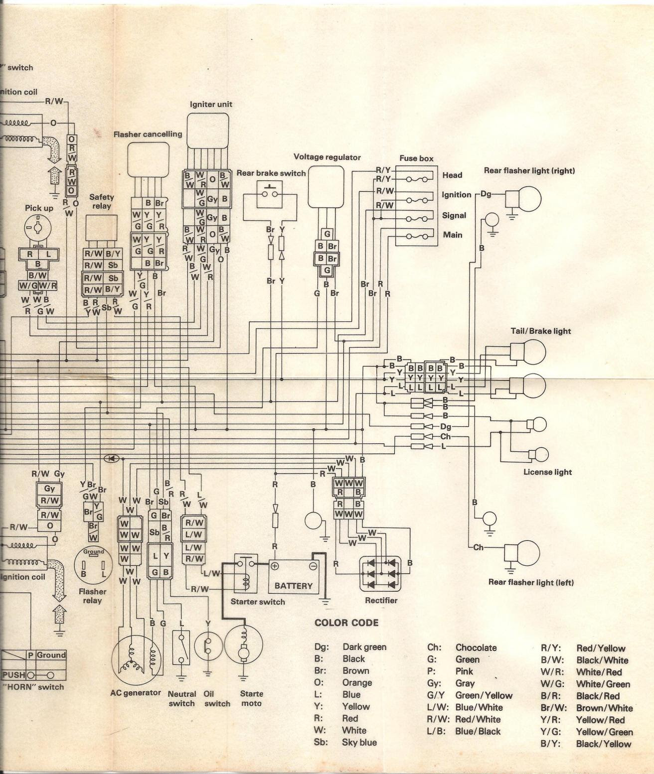 Xs400 Wiring Diagram - Wiring Diagram Schemas
