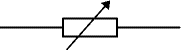 veriable resistor symbol