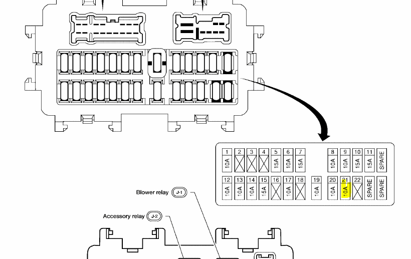 Nissan Altima Fuse Box 2003 - Wiring Diagram