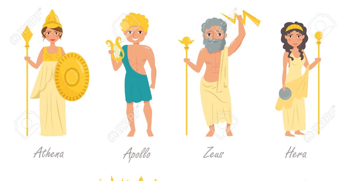 Apollo Greek God Cartoon - Greek God Apollo Cartoon Stock Illustrations