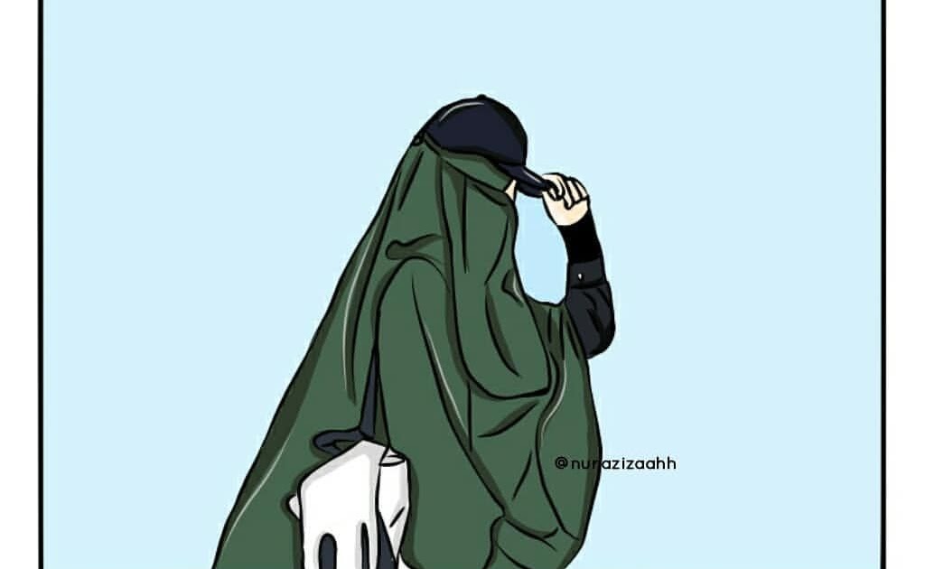 42 Gambar Kartun Muslimah Bertopi Tomboy Gratis Terbaru