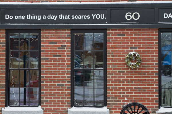 today's goal:do one thing a day that scares YOU.