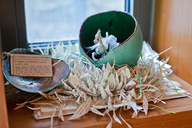 Mysterious paper sculptures