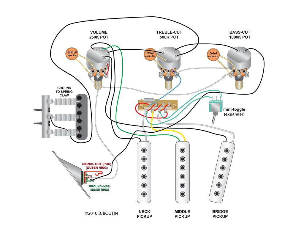 Brian May Guitar Pickup Wiring - Music Instrument