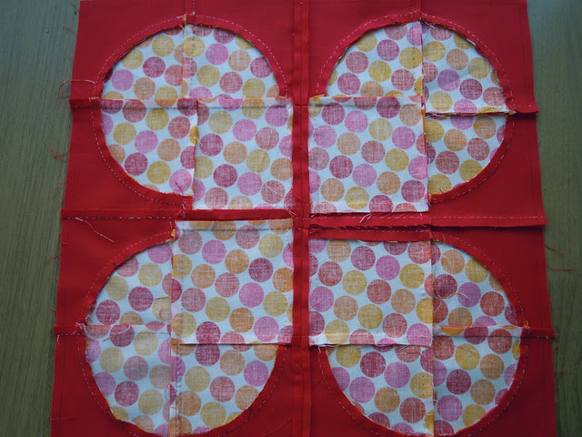 Back of hand Pieced Retro Flower