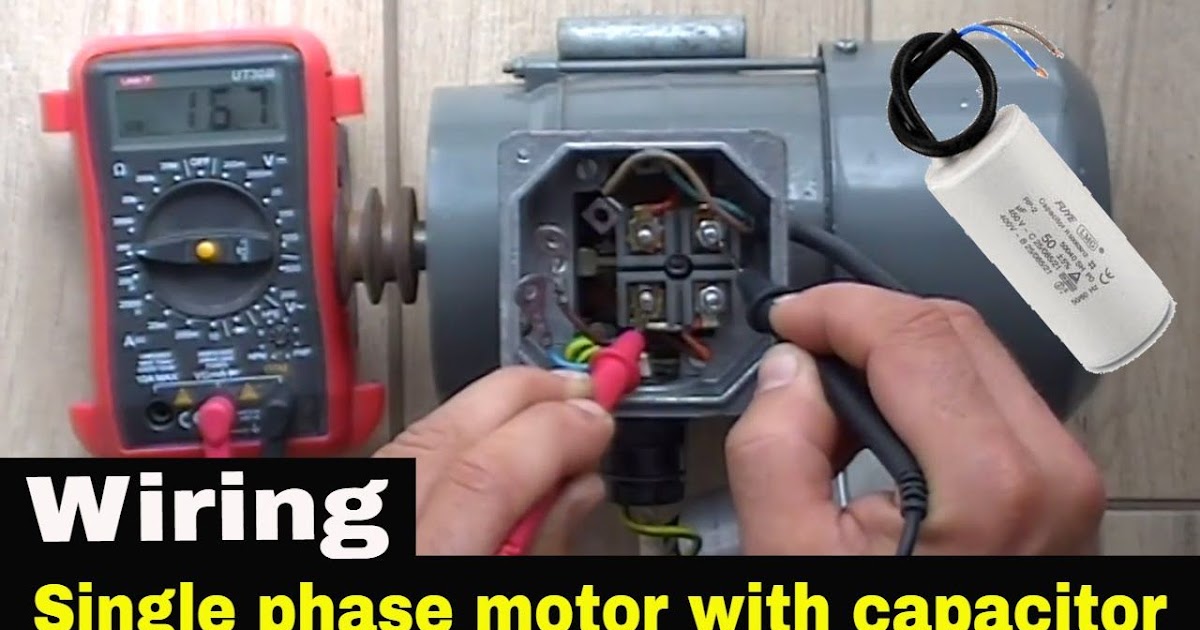 Wiring Diagram For Capacitor Start Run Motor | Wire