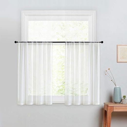36 inch sheer curtains
