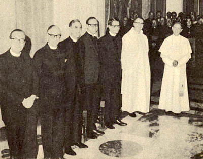 Image result for six protestants with pope Paul VI.