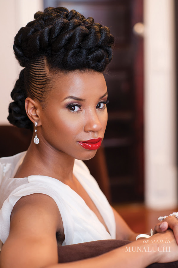 Wedding Hairstyles For Natural African Hair