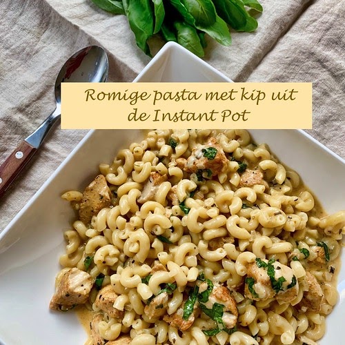 Uit de keuken van Levine Romige pasta met kip uit de Instant Pot