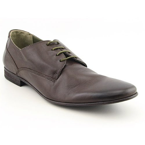 Leather Online: FCUK French Connection EFA8B Oxfords Shoes Brown Mens
