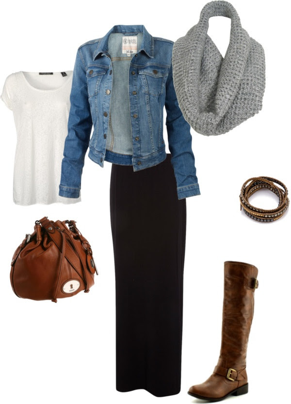 "fall" by sachig on Polyvore I use to be very anti black and brown but It is growing on me...