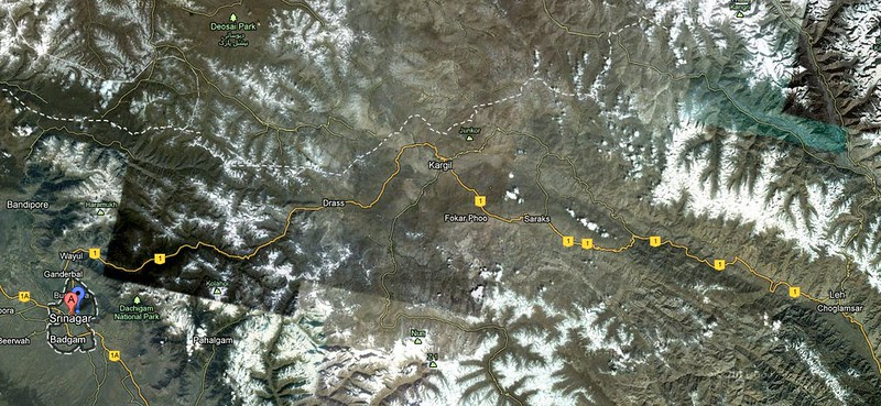 Srinagar to Leh