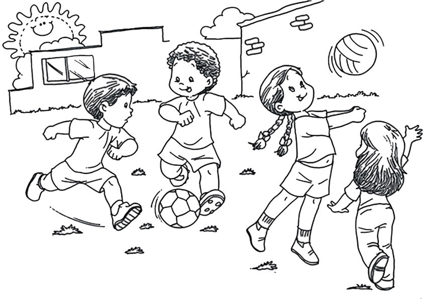 33 Ausmalbilder Spielende Kinder Besten Bilder Von Ausmalbilder