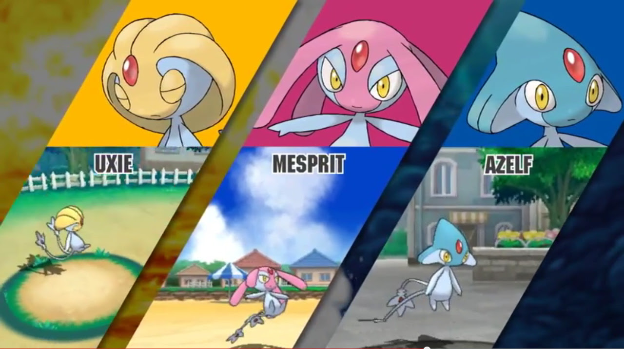 Uxie, Mesprit, Azelf The PokeMasters Uxie, Mesprit, Azelf The PokeMasters