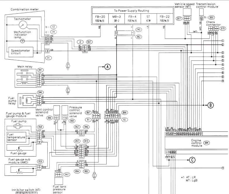 Wiring Diagram Subaru Legacy 1995 - Wiring Diagram Schemas