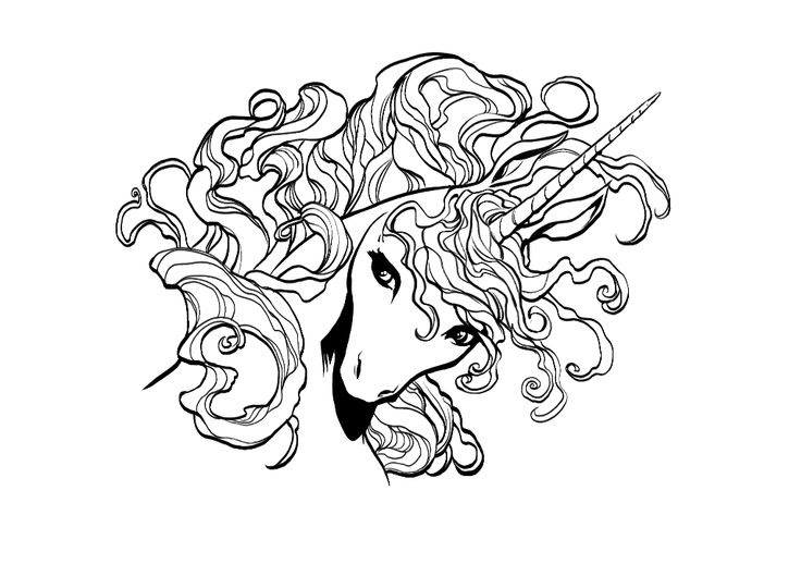 Unicorn Coloring Pages That Look Real - Free Coloring Page