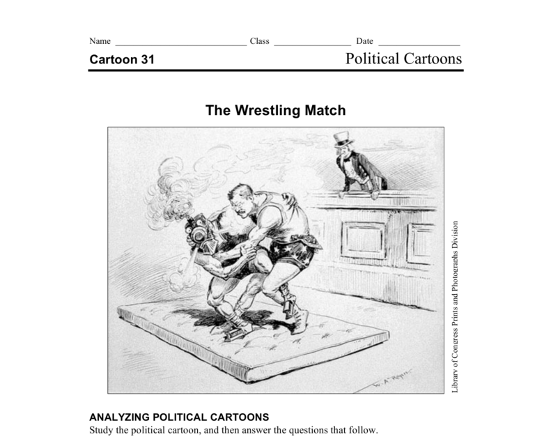 Analyze The Political Cartoon Worksheet Answers