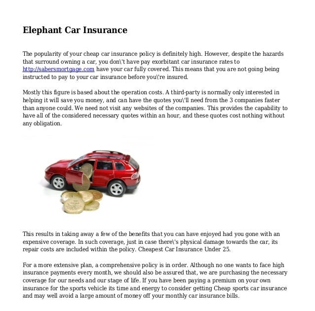 70 Awesome Elephant Car Insurance Quotes