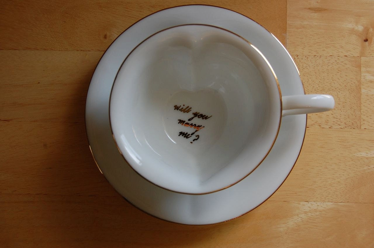 Will You Marry Me Hidden Message Teacup