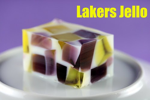 Food LIbrarian - Lakers Jello - Broken Glass Jello
