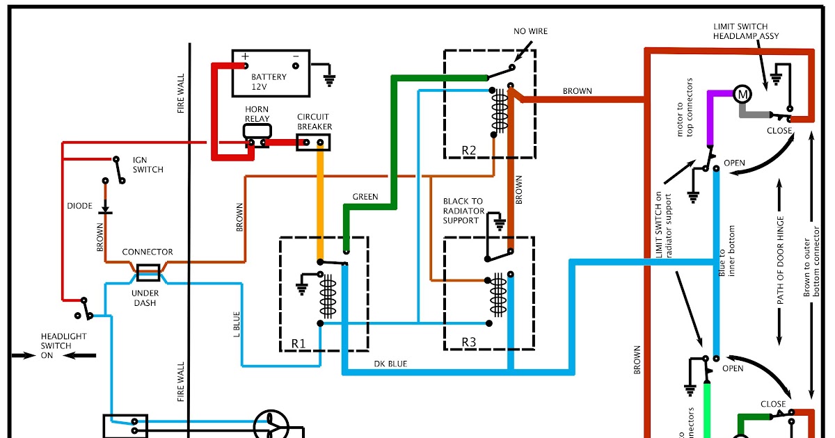 67 Camaro Headlight Wiring Diagram - Wiring Diagram Networks