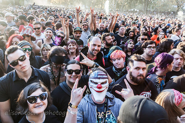 People having fun at Aftershock