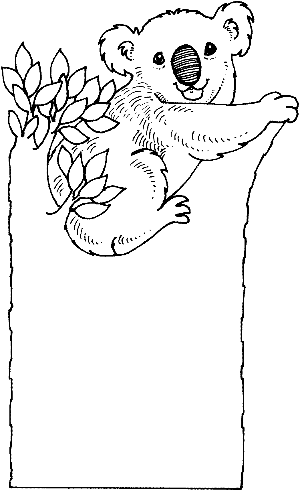 Dessus Coloriage Koala Imprimer Gratuit  Des Milliers de Coloriage