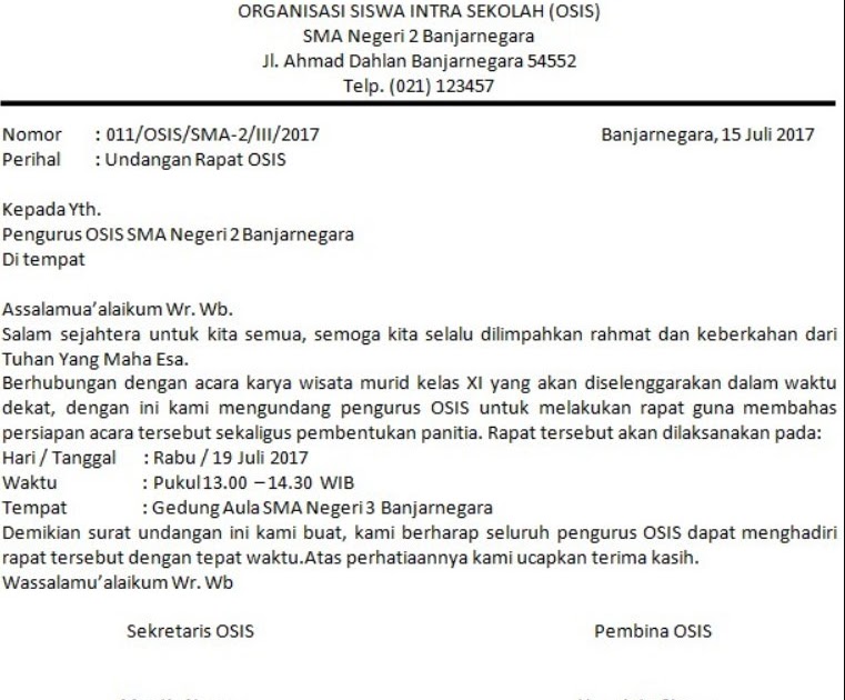 Contoh Surat Resmi Ke Gubernur
