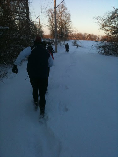 Snow + trail