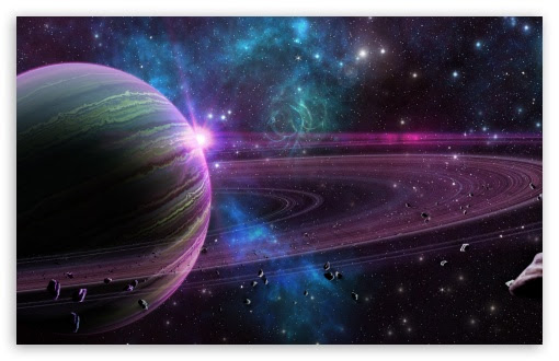 Awesome Galaxy Purple Space Wallpaper 4k Photos