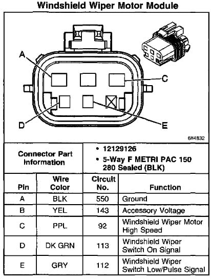 32 Gm Wiper Motor Wiring Diagram - Wiring Diagram List