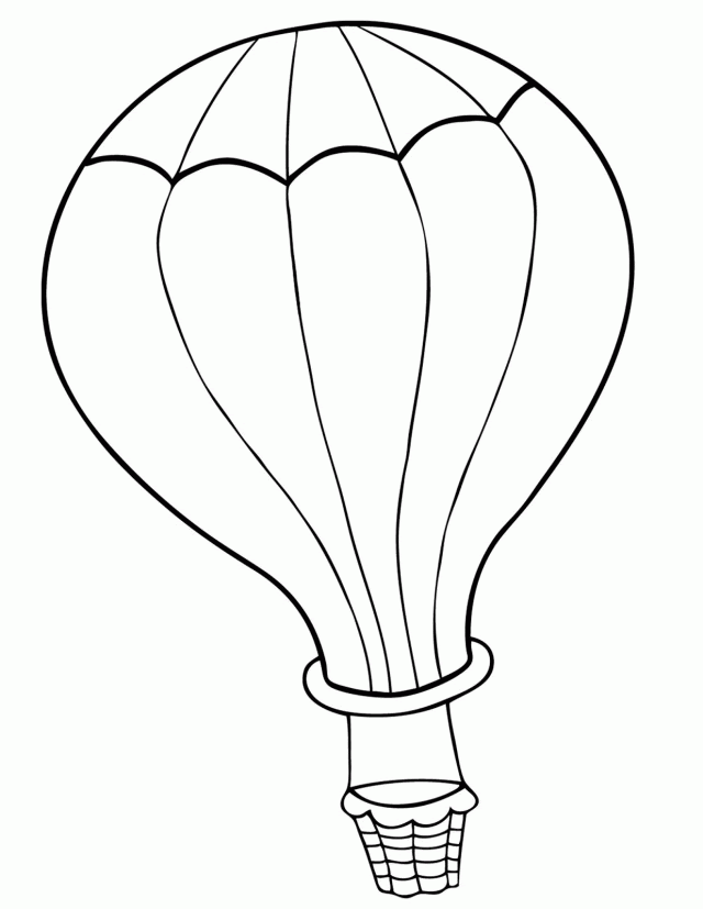 Gambar Mewarnai Balon Udara Gambar Mewarnai Terbaik