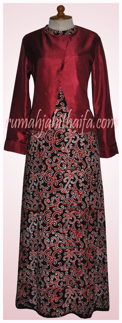 Model Gamis Batik Holidays OO Model Gamis Batik Holidays OO