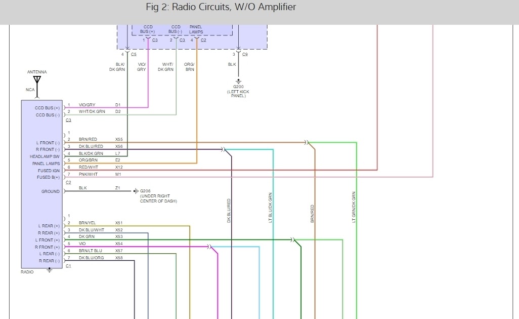 Chrysler Radio Wiring Diagrams : The Install Doctor The Do It Yourself