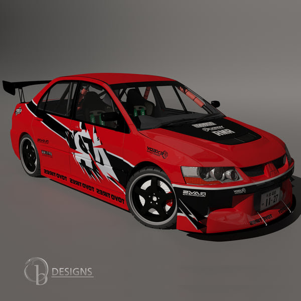 mitsubishi evo tokyo drift