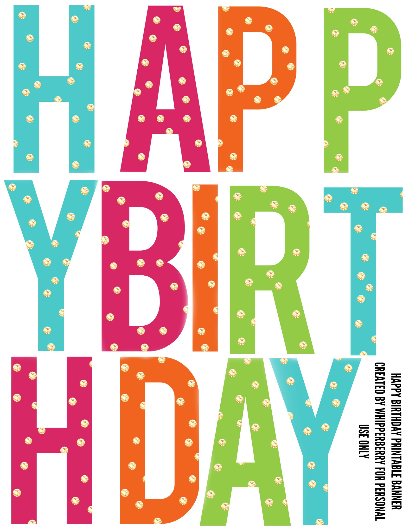 Printable Birthday Signs