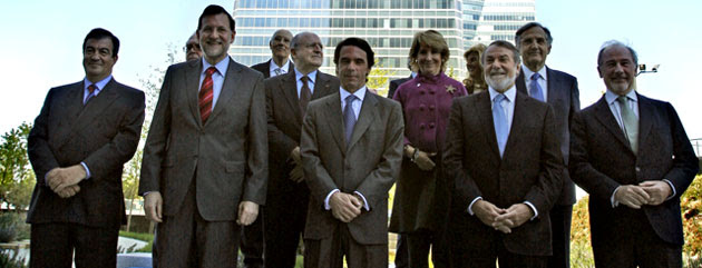 Aznar recuerda tiempos mejores