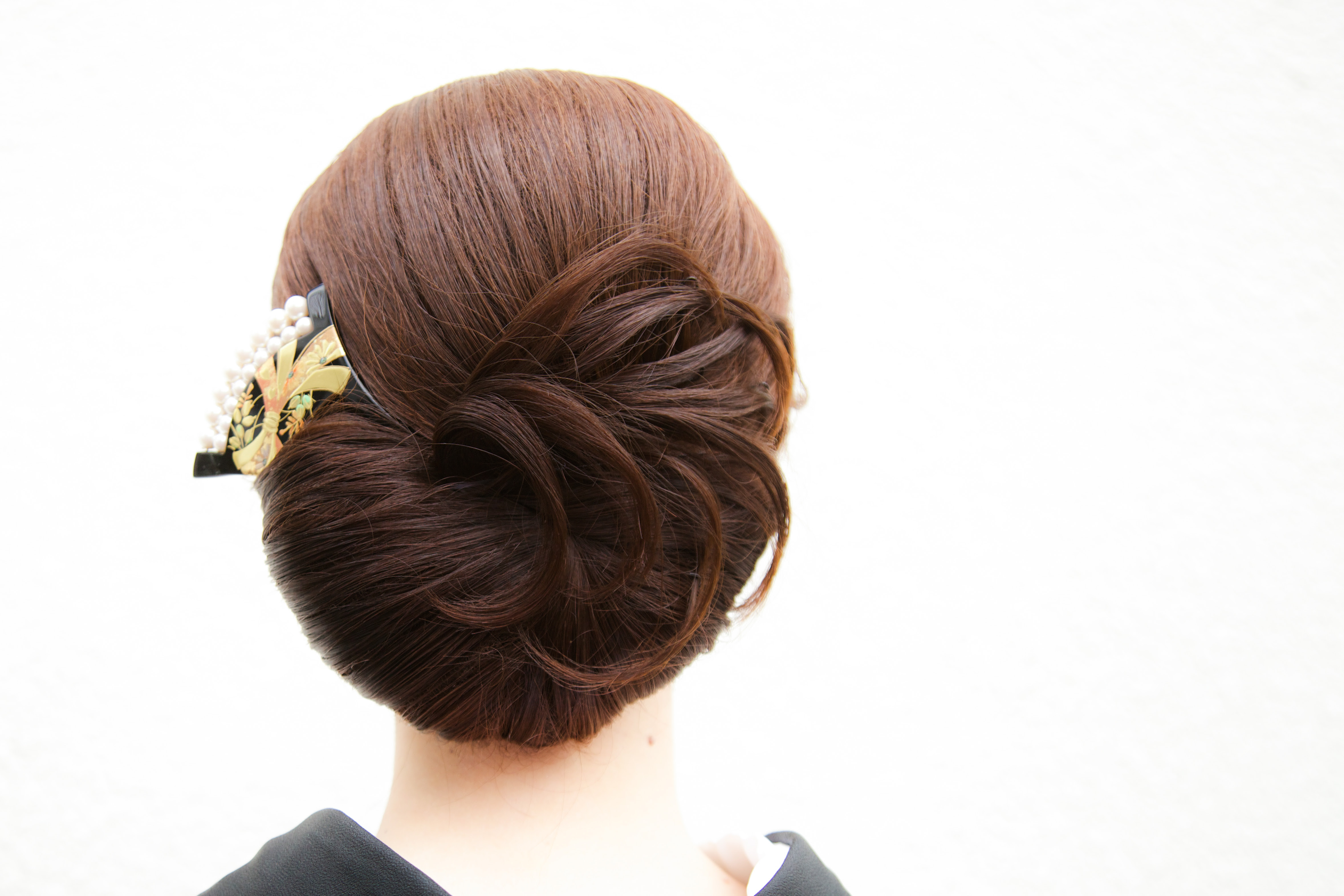 喪服 着物 髪型 画像 最高のヘアスタイルのインスピレーション