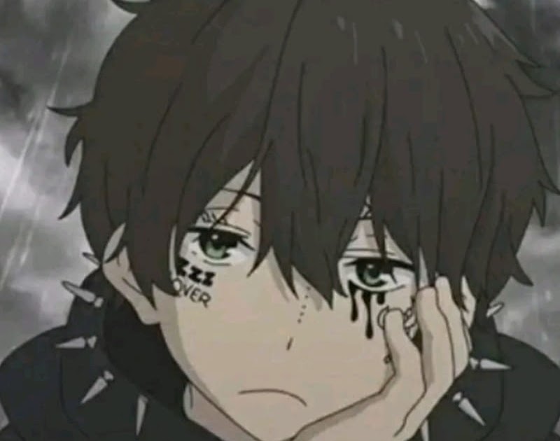 Foto Sad Boy Anime Hd Sad Anime Boy Aesthetic Wallpapers Wallpaper