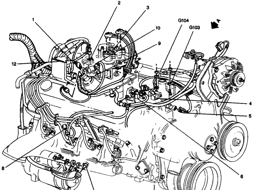Diagram Of 1999 Gmc Savana Engine - Wiring Diagram