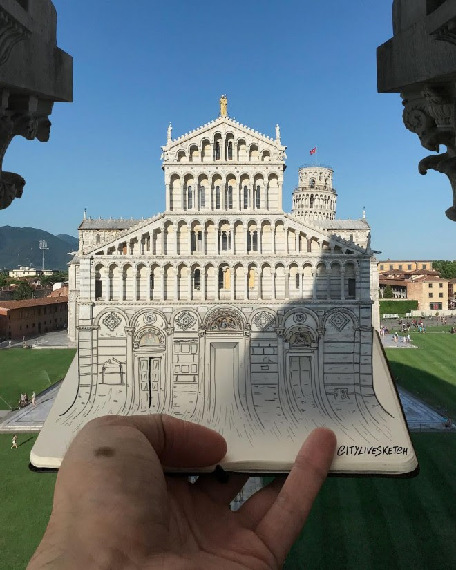 drawing monument drawing monument
